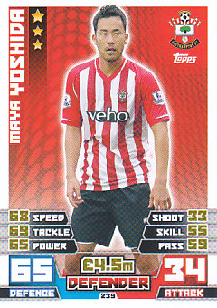 Maya Yoshida Southampton 2014/15 Topps Match Attax #239